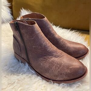 Kork- Ease Riley Leather Ankle Boots Brown 8